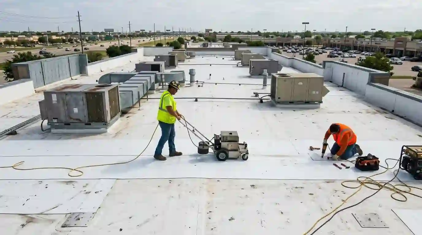 Commercial Roofing roofing work in Dallas