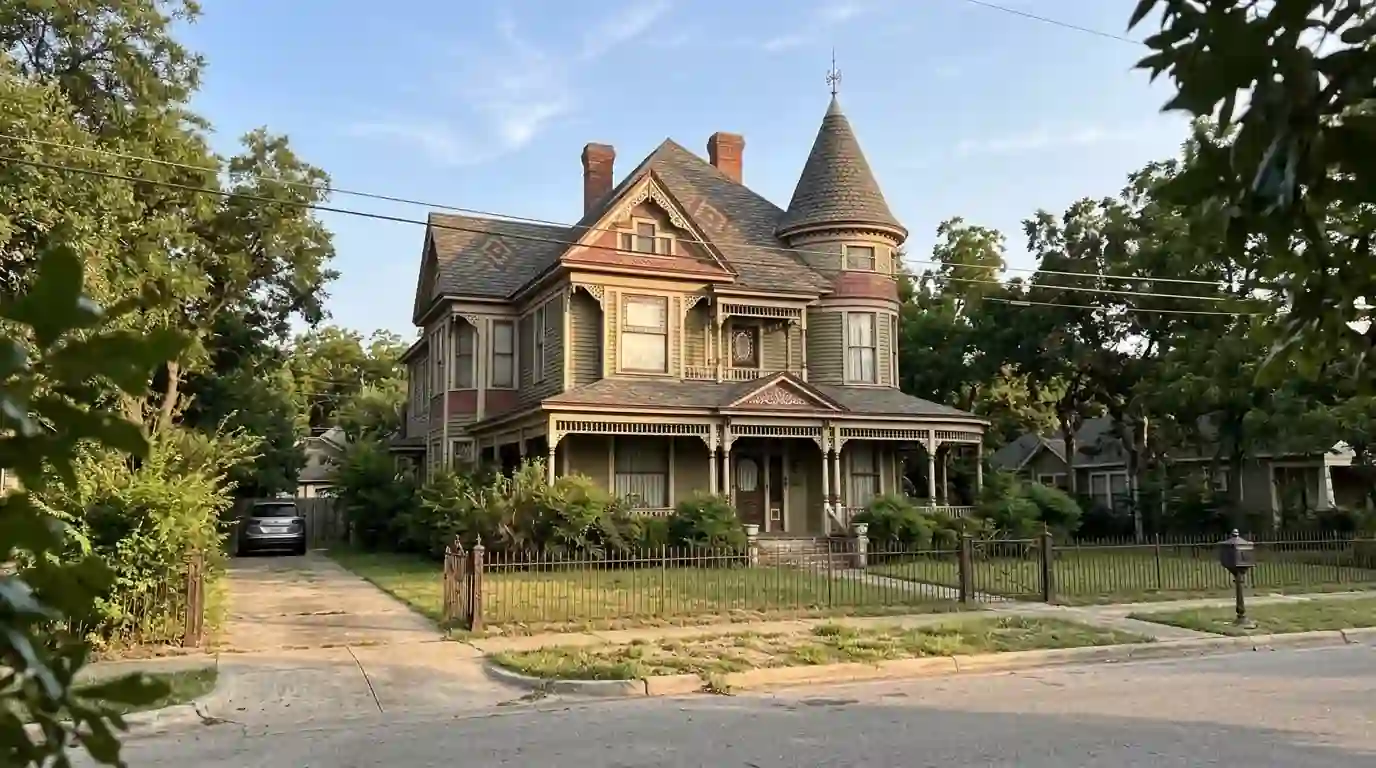 Victorian home in Waxahachie
