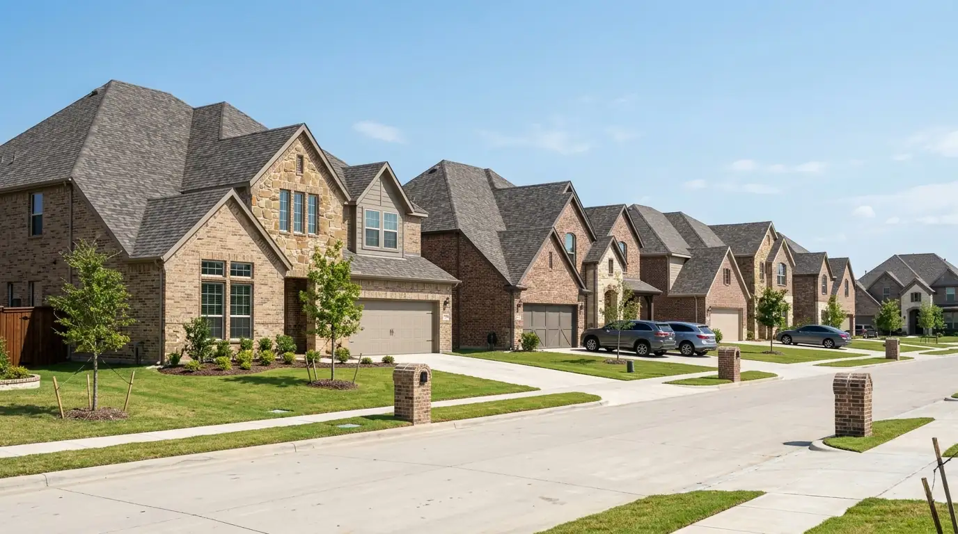 DFW subdivision roofs in approved HOA colors