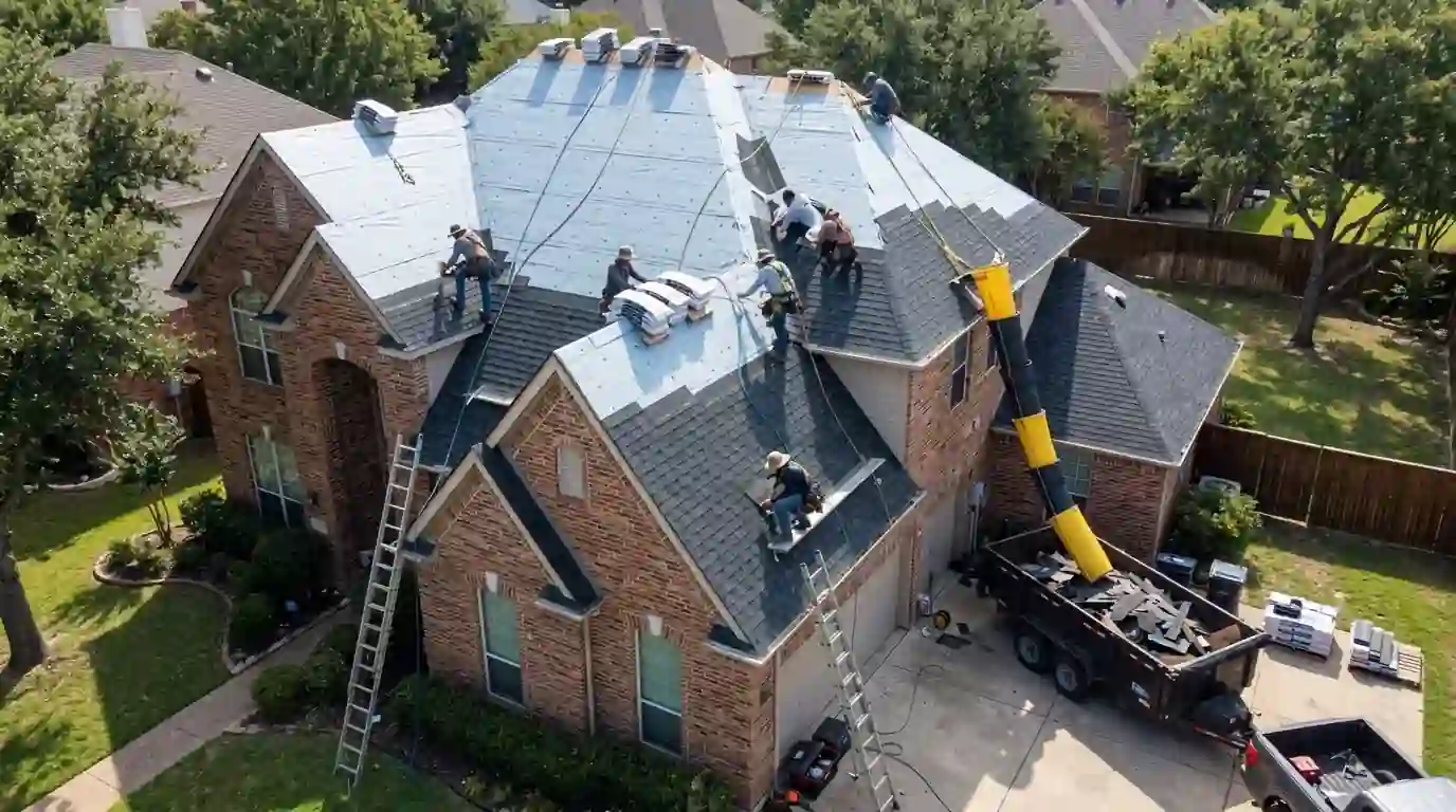 Replacement & New Roofs roofing work in Dallas