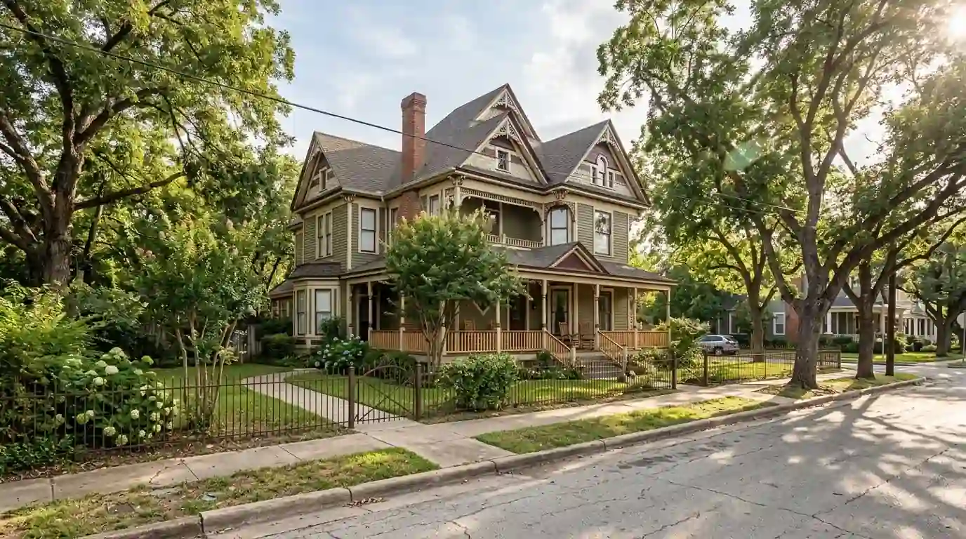 Historic home near the McKinney square