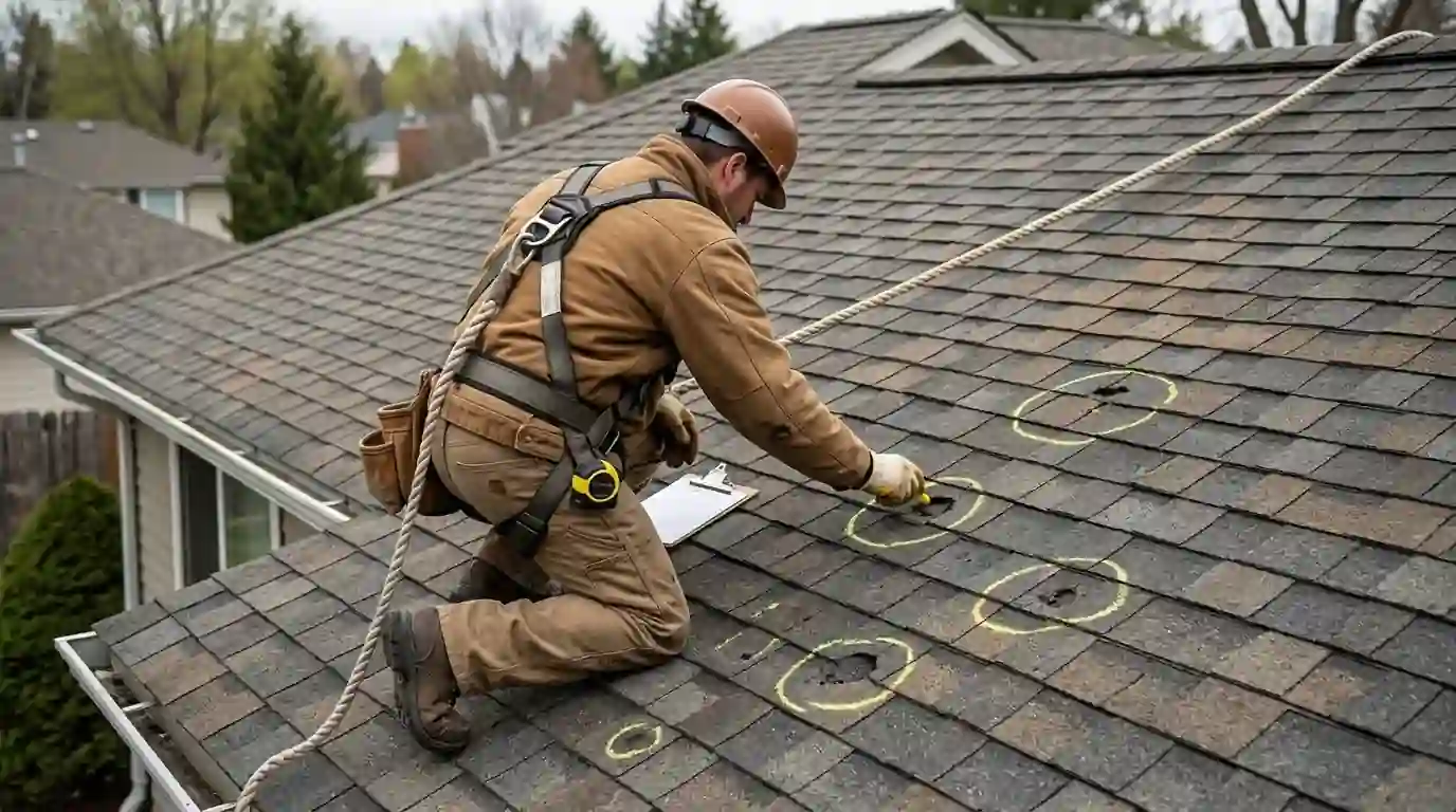 Storm & Emergency roofing work in Dallas