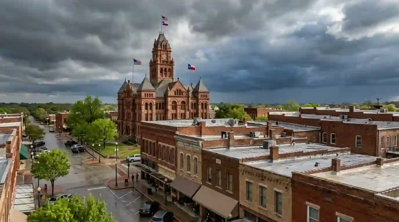 Downtown Waxahachie in Ellis County