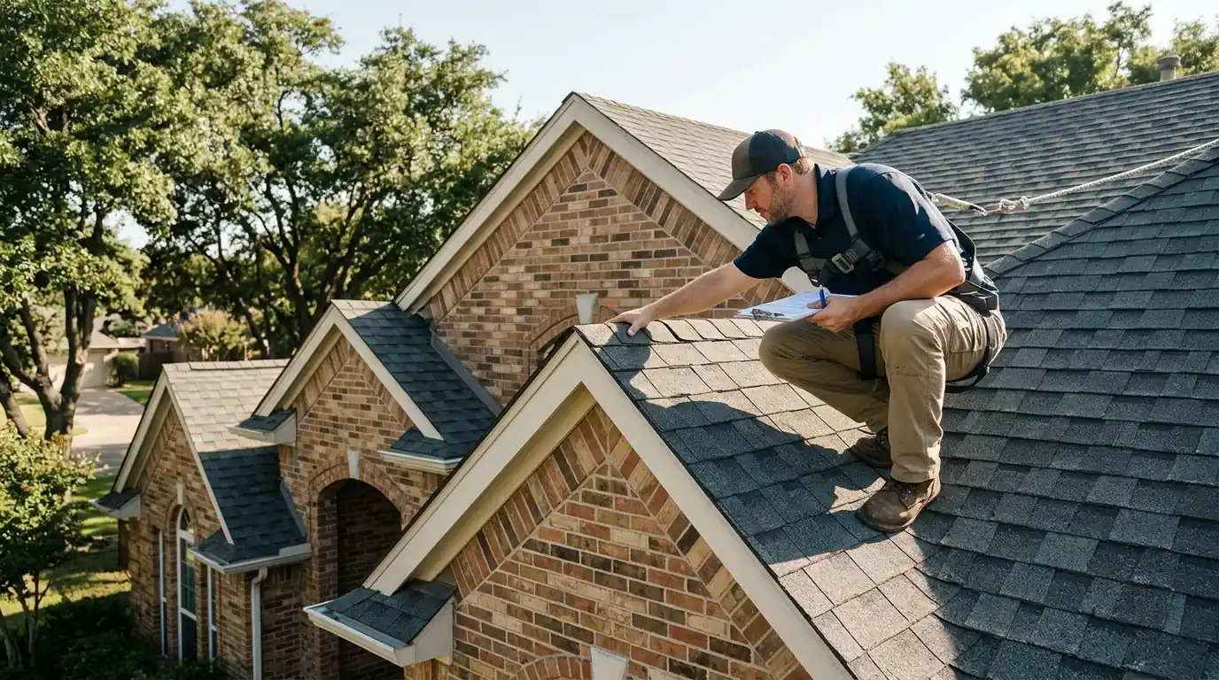 Pre-purchase roof inspection in Dallas