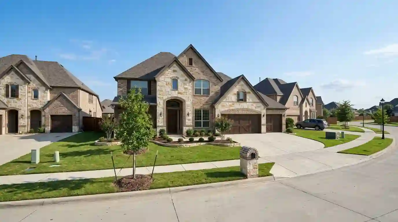 Newer homes in Frisco